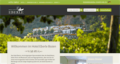 Desktop Screenshot of hotel-eberle.com